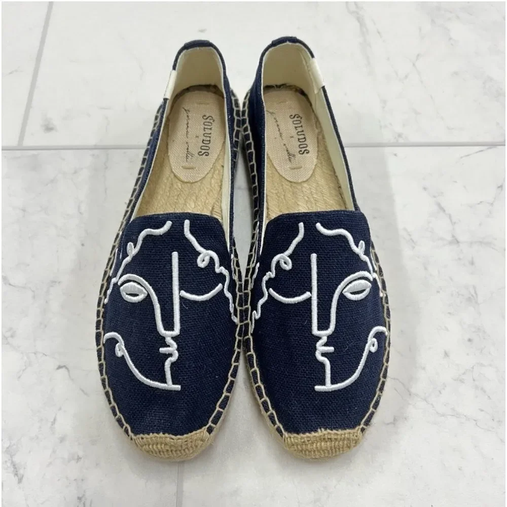 Soludos X Garance Vallee Visage Smoking Slipper